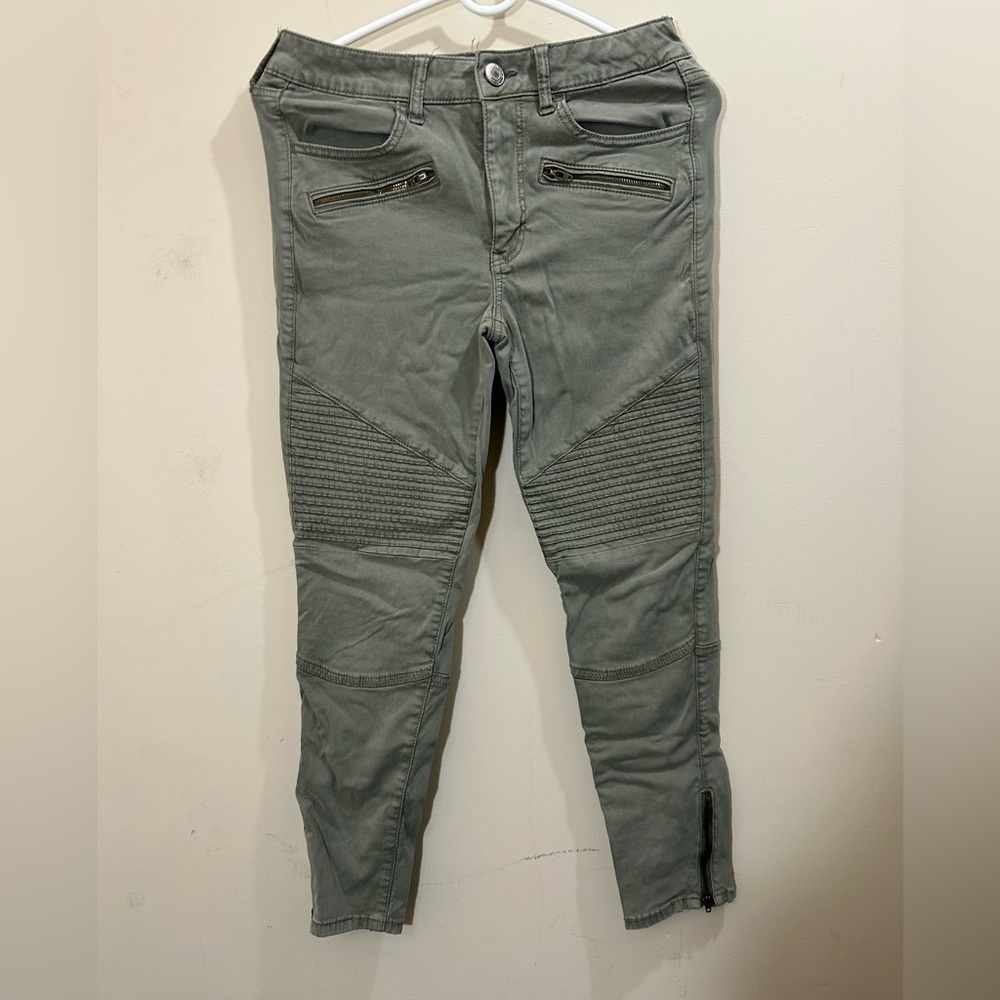 American Eagle Outfitters army green Jeggings